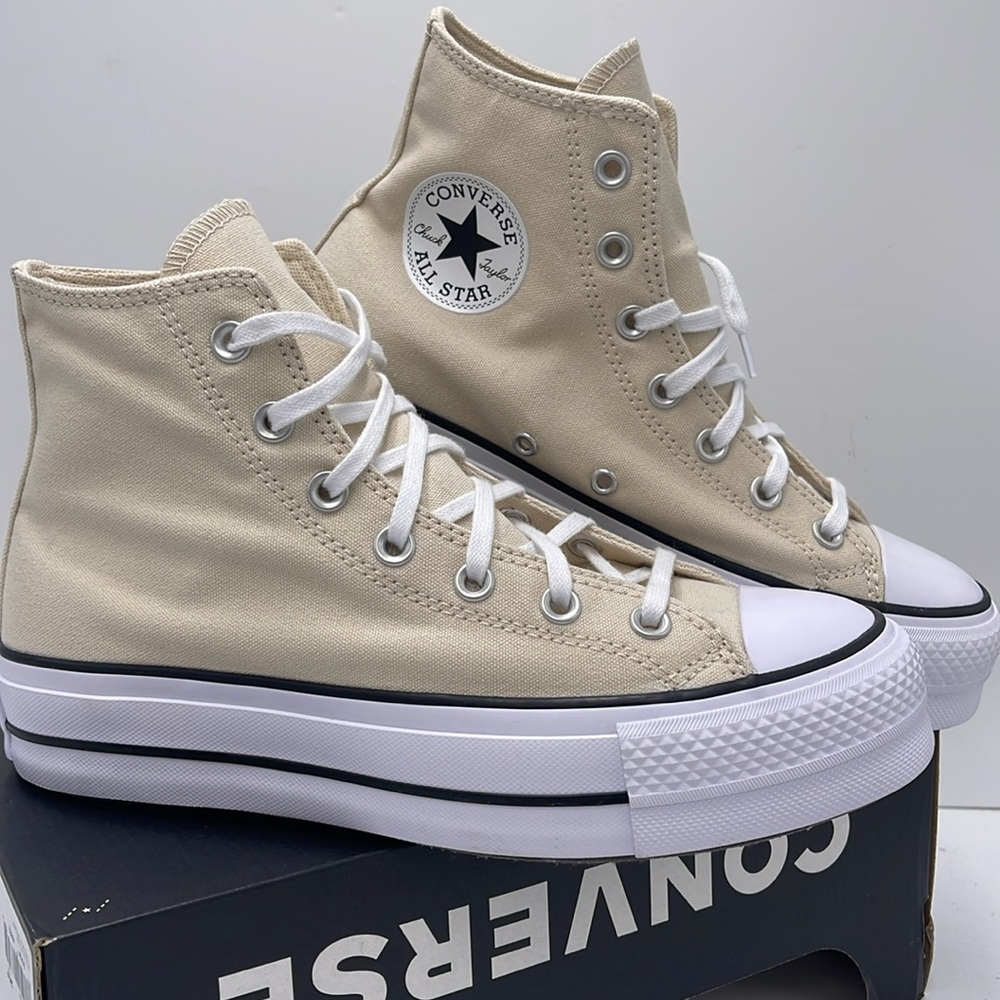Converse WMNS Cream High-Top Platform Sneakers A08214F
CTAS LIFT HI
NATURAL IVOR - Picture 7 of 16